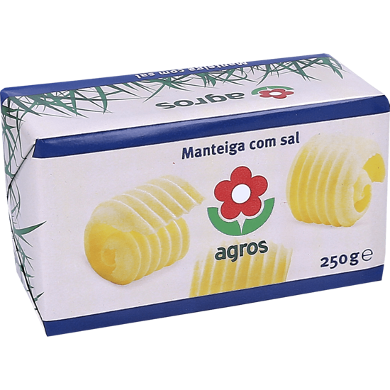 Imagem de Manteiga Com Sal AGROS 250g