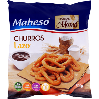 Mostrar detalhes para Churros Lazo MAHESO 500g Imagem de Churros Lazo MAHESO 500g