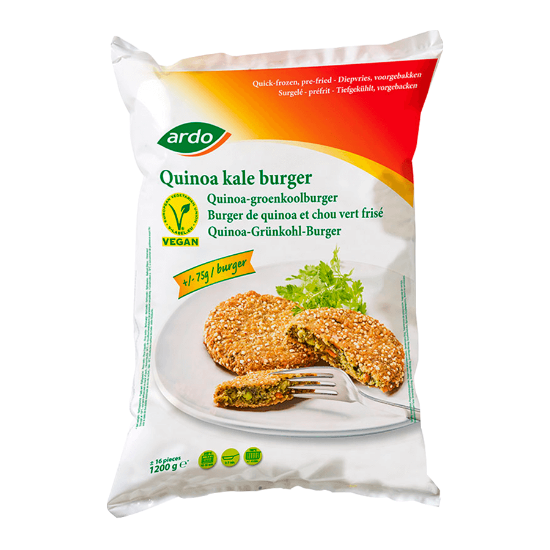 Imagem de Hambúrguer Quinoa e Legumes Congelado ARDO 16x75g