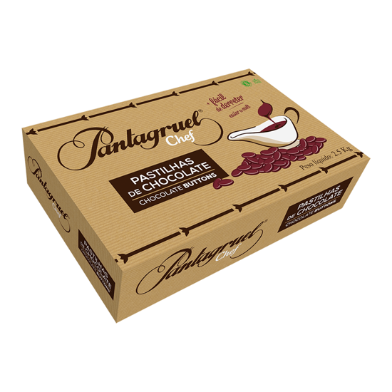 Imagem de Pastilhas de Chocolate 43% Cacau PANTAGRUEL 2,5kg