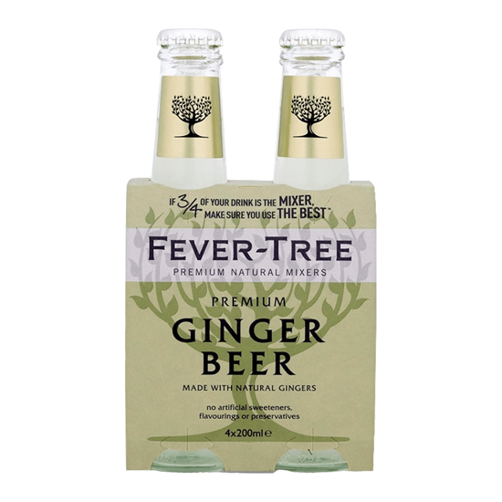 Picture of Água Tónica Gingerbeer FEVER-TREE 4x20cl