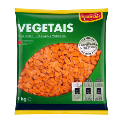 Mostrar detalhes para Cenoura em Cubos Congelada MASTERCHEF 1kg Imagem de Cenoura em Cubos Congelada MASTERCHEF 1kg