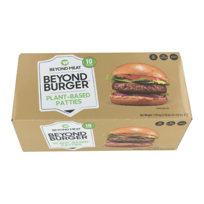 Mostrar detalhes para Hamburguer 100% Proteína Vegetal BEYOND MEAT 10x113g Imagem de Hamburguer 100% Proteína Vegetal BEYOND MEAT 10x113g