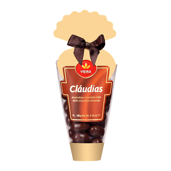 Imagem de Amêndoas de Chocolate Cláudias Cone VIERA DE CASTRO 180g