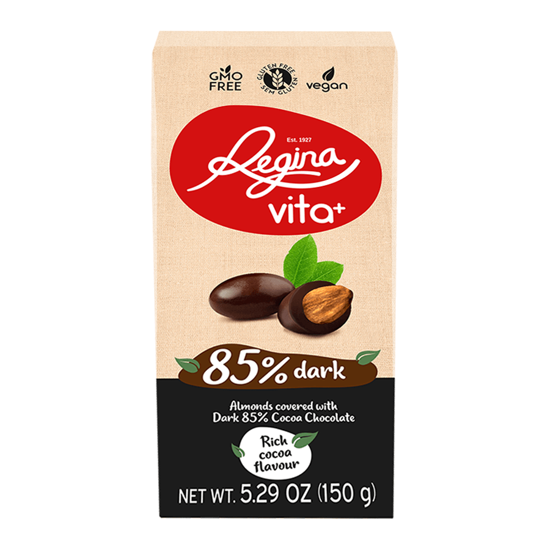 Imagem de Chocolate Preto 85% Cacau Sem Glúten Vita + REGINA 150g