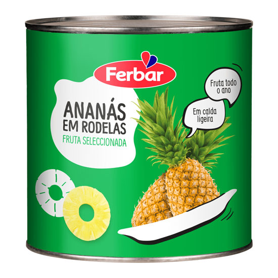 Imagem de Ananás em Calda Rodelas FERBAR 3kg