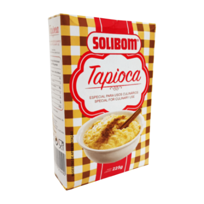 Mostrar detalhes para Tapioca SOLIBOM 225g Imagem de Tapioca SOLIBOM 225g