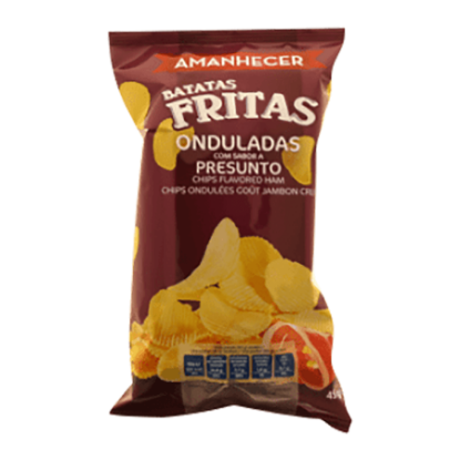 Mostrar detalhes para Batata Frita Presunto AMANHECER 45g Imagem de Batata Frita Presunto AMANHECER 45g