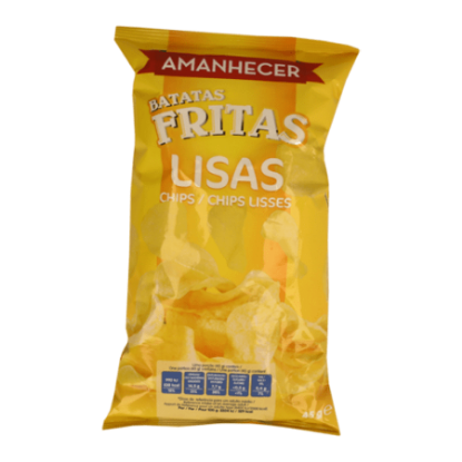 Mostrar detalhes para Batata Frita Lisas AMANHECER 45g Imagem de Batata Frita Lisas AMANHECER 45g