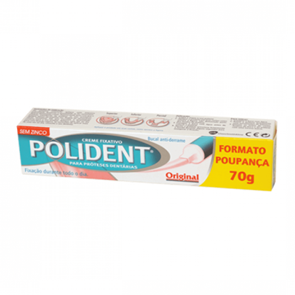 Imagem de Creme e Original POLIDENT 70g