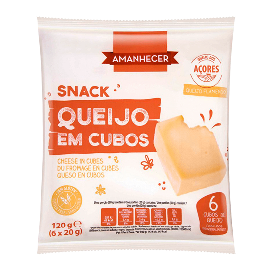 Imagem de Queijo Snack Cubos Flamengo AMANHECER 120g