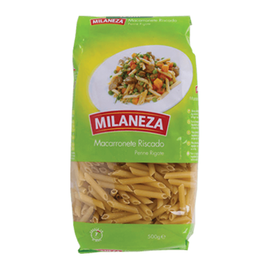 Imagem de Massa Macarronete Riscado MILANEZA 500g