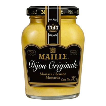 Mostrar detalhes para Mostarda Dijon Original MAILLE 215g Imagem de Mostarda Dijon Original MAILLE 215g