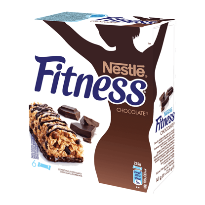 Mostrar detalhes para Barras Cereais Chocolate FITNESS 6x23,5g Imagem de Barras Cereais Chocolate FITNESS 6x23,5g