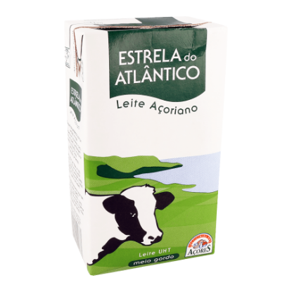Mostrar detalhes para Leite Uht Meio Gordo ESTRELA DO ATLÂNTICO 1L Imagem de Leite Uht Meio Gordo ESTRELA DO ATLÂNTICO 1L
