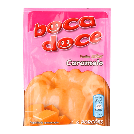 Imagem de Pudim em Pó Caramelo BOCA DOCE 22g