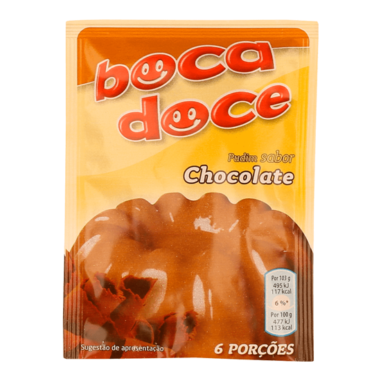 Imagem de Pudim em Pó Chocolate BOCA DOCE 22g