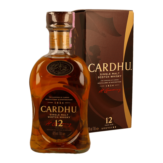 Imagem de Whisky 12Anos + 2 Copos CARDHU 70cl