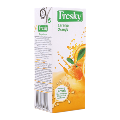Mostrar detalhes para Refrigerante Sem Gás Laranja FRESKY 4x20cl Imagem de Refrigerante Sem Gás Laranja FRESKY 4x20cl