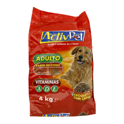 Mostrar detalhes para Comida Seca Cão Croquetes ACTIVPET 4kg Imagem de Comida Seca Cão Croquetes ACTIVPET 4kg