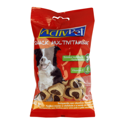 Mostrar detalhes para Snack Cão Multivitaminas ACTIVPET 140g Imagem de Snack Cão Multivitaminas ACTIVPET 140g