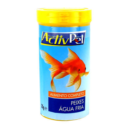 Mostrar detalhes para Comida Peixes Água Fria ACTIVPET 35g Imagem de Comida Peixes Água Fria ACTIVPET 35g