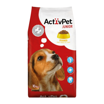 Mostrar detalhes para Comida Seca Cão Junior Mix ACTIVPET 10kg Imagem de Comida Seca Cão Junior Mix ACTIVPET 10kg