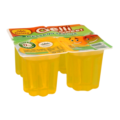 Mostrar detalhes para Sobremesa Gelatina Pêssego & Manga GELLI SWEET 4x100g Imagem de Sobremesa Gelatina Pêssego & Manga GELLI SWEET 4x100g