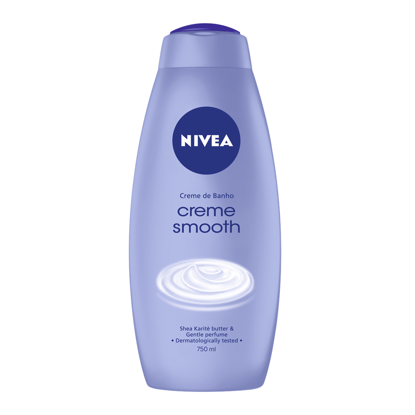 Mostrar detalhes para Gel de Banho Smooth NIVEA 750ml Imagem de Gel de Banho Smooth NIVEA 750ml