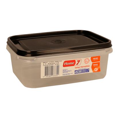 Mostrar detalhes para Caixa Hermética Rectangular HOME 7 0,85L Imagem de Caixa Hermética Rectangular HOME 7 0,85L