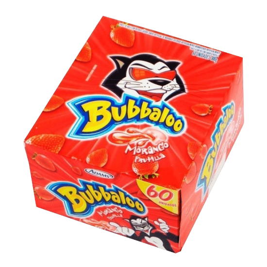 Imagem de Pastilhas Elásticas Morango BUBBALOO 60un