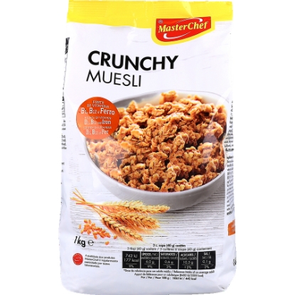 Mostrar detalhes para Cereais Muesli Crunchy Saco MASTERCHEF 1kg Imagem de Cereais Muesli Crunchy Saco MASTERCHEF 1kg