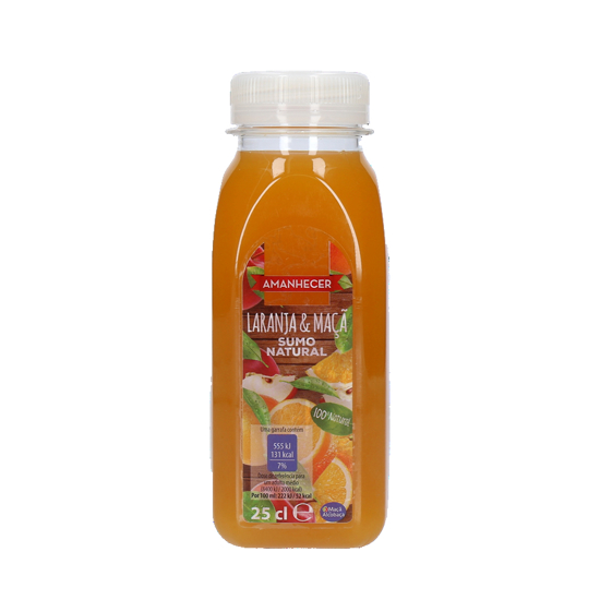 Imagem de Sumo Natural Laranja Maçã AMANHECER 25cl