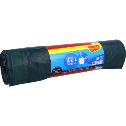 Mostrar detalhes para Saco Para Lixo Com Fecho Fácil 100L MASTERCHEF 10un Imagem de Saco Para Lixo Com Fecho Fácil 100L MASTERCHEF 10un