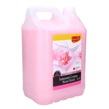 Mostrar detalhes para Sabonete Líquido Cremoso Rosa MASTERCHEF 5L Imagem de Sabonete Líquido Cremoso Rosa MASTERCHEF 5L