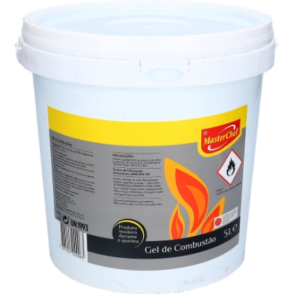 Mostrar detalhes para Gel de Combustão 4Kg MASTERCHEF 5L Imagem de Gel de Combustão 4Kg MASTERCHEF 5L