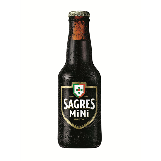 Imagem de Cerveja Com Álcool Preta Tara SAGRES 20cl