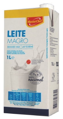 Mostrar detalhes para Leite Uht Magro MASTERCHEF 1L Imagem de Leite Uht Magro MASTERCHEF 1L