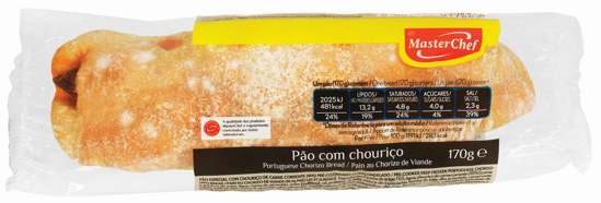 Imagem de Pão Com Chouriço Congelado MASTERCHEF 12x170g