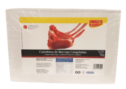 Mostrar detalhes para Costeletas de Borrego Masterchef Congeladas (kg) Imagem de Costeletas de Borrego Masterchef Congeladas (kg)