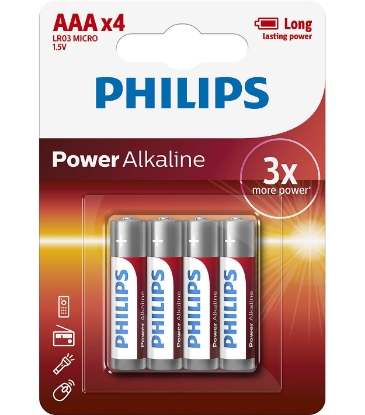 Mostrar detalhes para Pilhas Powerlife Lr03 Bl4 PHILIPS 1un Imagem de Pilhas Powerlife Lr03 Bl4 PHILIPS 1un