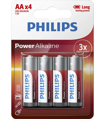 Mostrar detalhes para Pilhas Powerlife Lr06 Bl4 PHILIPS 1un Imagem de Pilhas Powerlife Lr06 Bl4 PHILIPS 1un