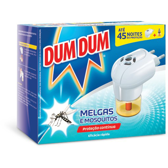 Imagem de Inseticida Elétrico Melgas e Mosquitos 1 Difusor + 1 Recarga DUM DUM 1un