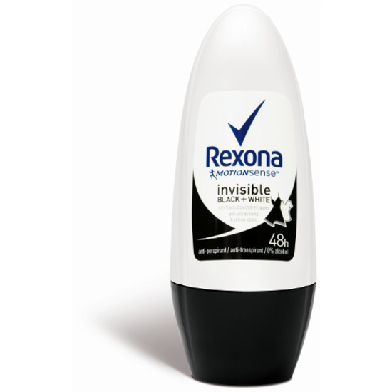 Imagem de Desodorizante Roll-On Invisible Black + White REXONA 50ml