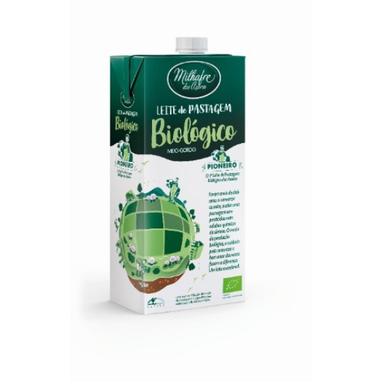 Imagem de Leite de Pastagem Meio Gordo Biológico MILHAFRE emb. 6x1L