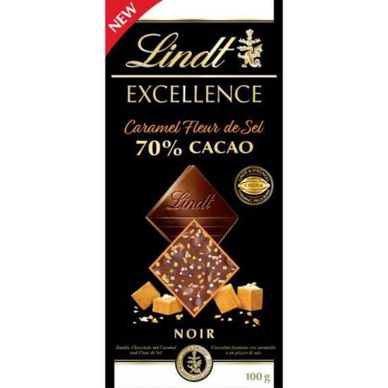 Imagem de Chocolate de Caramelo e Flor de Sal LINDT 100g