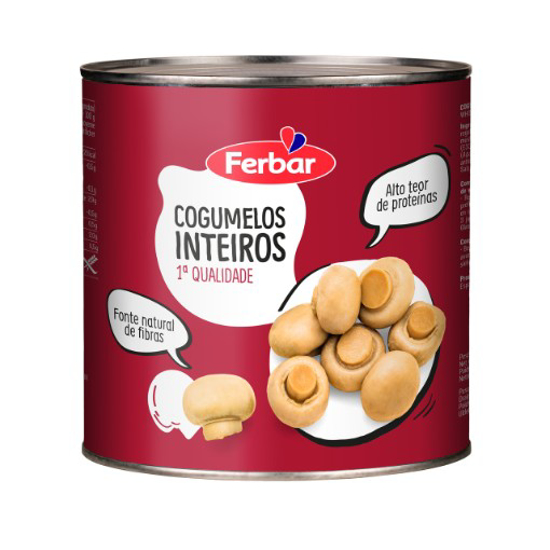 Imagem de Cogumelos Inteiros FERBAR 3kg