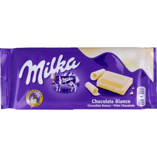 Imagem de Chocolate Branco MILKA 100g