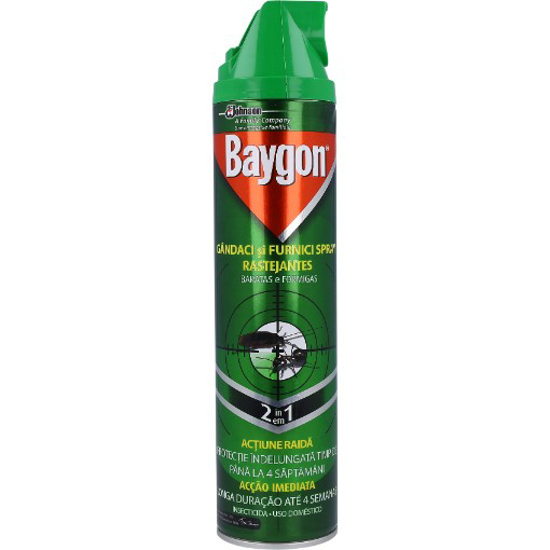 Imagem de Insecticida Spray Rastejantes Baratas & Formigas BAYGON 400ml