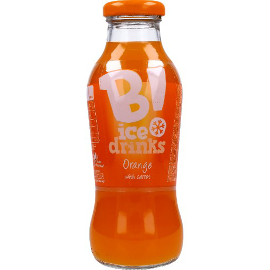 Imagem de Refrigerante Sem Gás Juice Vit. Laranja/Cenoura Ice B! 12x33cl